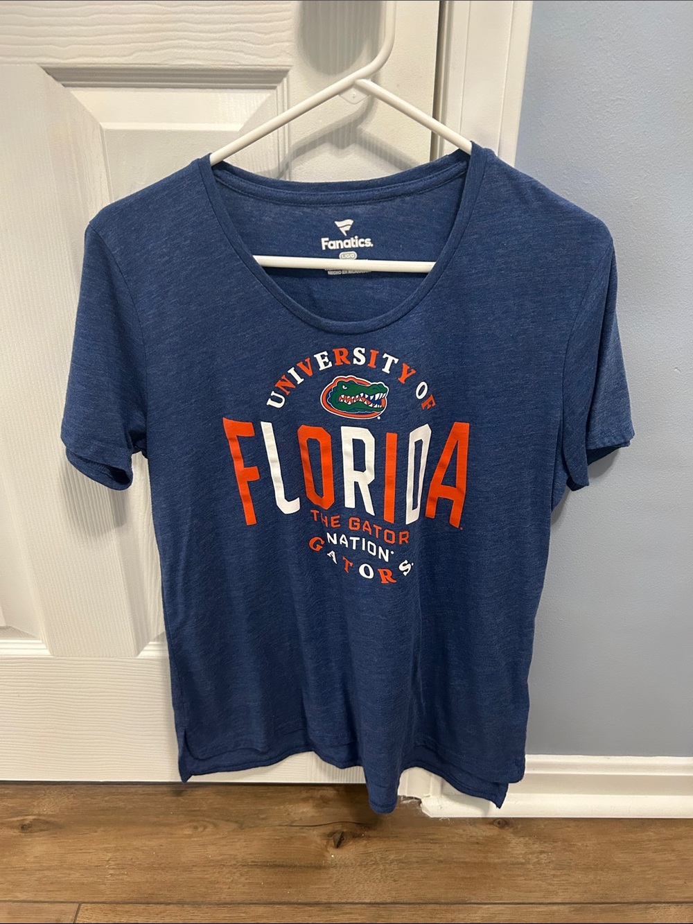 Fanatics Blue University of Florida Graphic Tee with Orange Accents